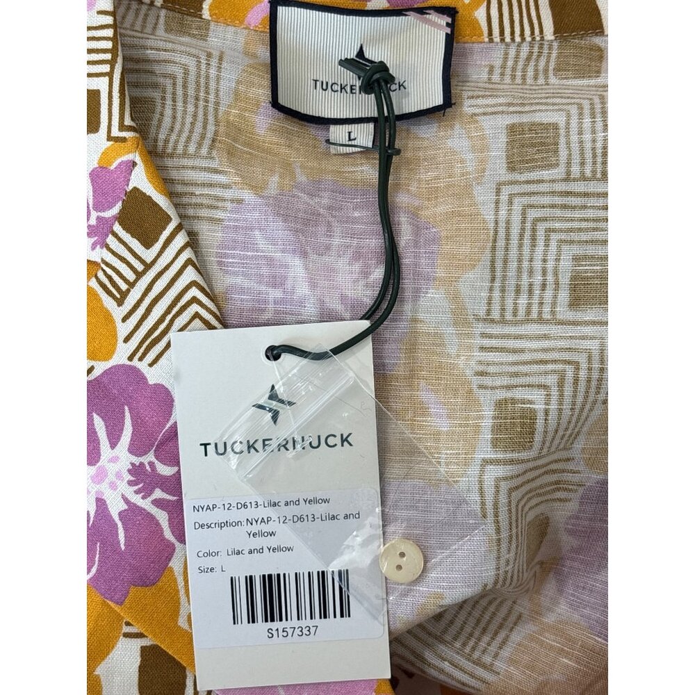 Tuckernuck Retro Multicolor Meriweather Dress Large New Womens Midi Cocktail Par - Picture 6 of 7